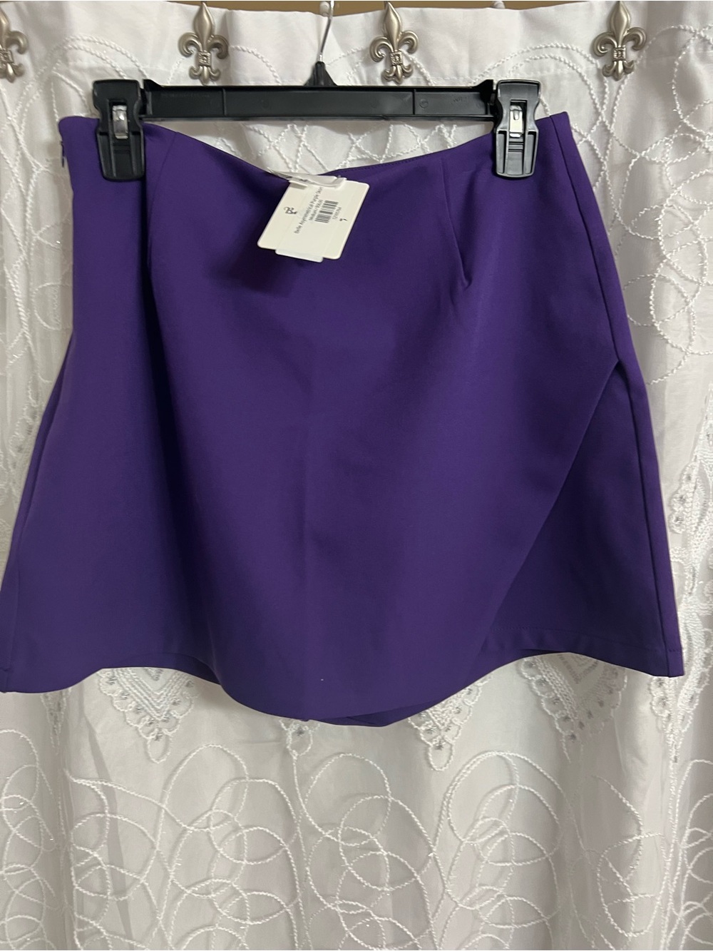 Purple A-Line Skirt